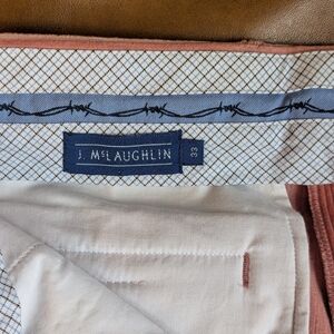 J. McLaughlin Button-Up Shirt in Dusty Rose and Blue